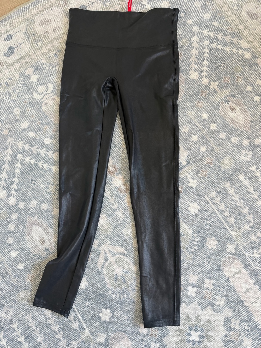 SPANX Faux Leather Leggings - Size L